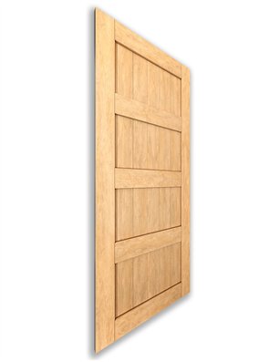 Holzschiebetür Nur Türblatt - Country  Model 1027