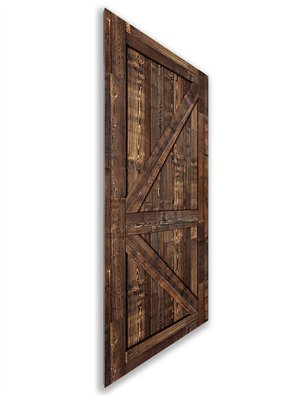 Holzschiebetür Nur Türblatt - Country  Model 1034