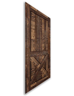 Holzschiebetür Nur Türblatt - Country  Model 1035