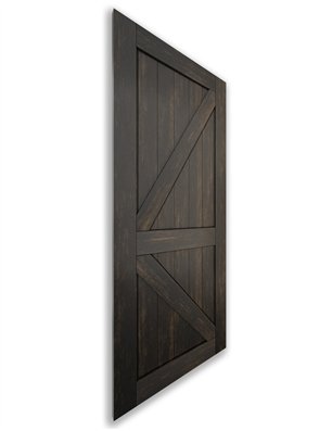 Holzschiebetür Nur Türblatt - Country  Model 1040
