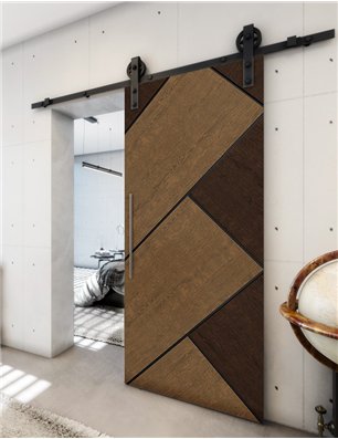 Holzschiebetür Barn-Line - Holz-Mix  Model 2026