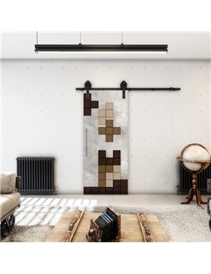 Holzschiebetür Barn-Line - Holz-Mix  Model 2081