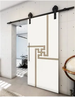 Holzschiebetür Barn-Line - Eiche und Weiss Model 2071