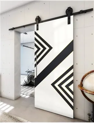 Holzschiebetür Barn-Line - Hell - Dunkel-Mix Model 2010