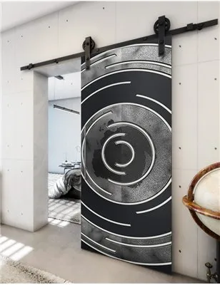 Holzschiebetür Barn-Line - Hell - Dunkel-Mix Model 2046