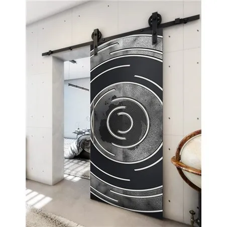 Holzschiebetür Barn-Line - Hell - Dunkel-Mix Model 2046