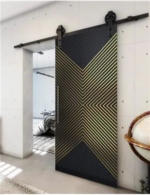 Holzschiebetür Barn-Line - Hell - Dunkel-Mix Model 2047