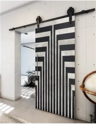 Holzschiebetür Barn-Line - Hell - Dunkel-Mix Model 2052