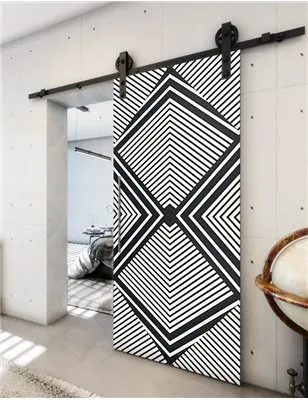 Holzschiebetür Barn-Line - Hell - Dunkel-Mix Model 2054