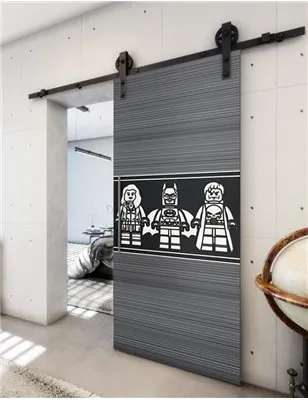 Holzschiebetür Barn-Line - Hell - Dunkel-Mix Model 2063