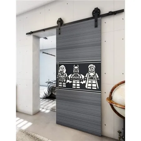 Holzschiebetür Barn-Line - Hell - Dunkel-Mix Model 2063