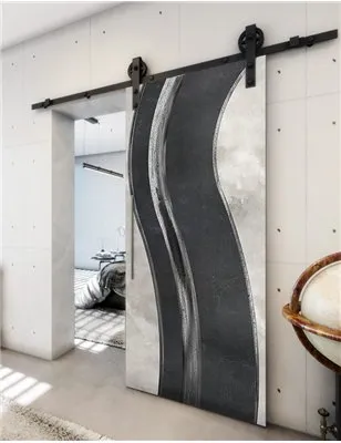 Holzschiebetür Barn-Line - Hell - Dunkel-Mix Model 2064