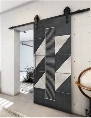 Holzschiebetür Barn-Line - Hell - Dunkel-Mix Model 2067