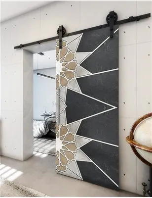 Holzschiebetür Barn-Line - Hell - Dunkel-Mix Model 2069