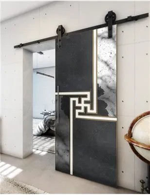 Holzschiebetür Barn-Line - Hell - Dunkel-Mix Model 2071