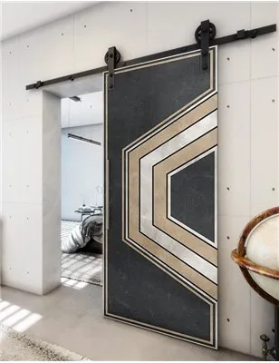 Holzschiebetür Barn-Line - Hell - Dunkel-Mix Model 2072