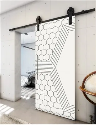 Holzschiebetür Barn-Line - Weiss Model 2080