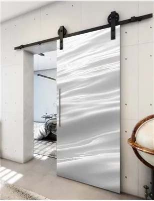 Holzschiebetür Barn-Line - Weiss 3D Model 2003