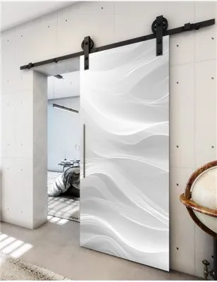 Holzschiebetür Barn-Line - Weiss 3D Model 2013