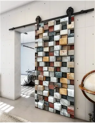 Holzschiebetür Barn-Line - Beton und Stein Model 2003