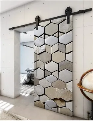 Holzschiebetür Barn-Line - Beton und Stein Model 2027