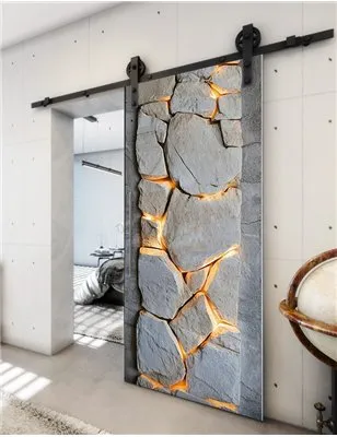 Holzschiebetür Barn-Line - Beton und Stein Model 2035