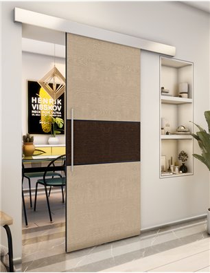 Holzschiebetür Eco-Line - Holz-Mix  Model 2032