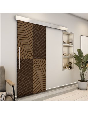 Holzschiebetür Eco-Line - Holz-Mix  Model 2050