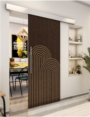Holzschiebetür Eco-Line - Holz-Mix  Model 2057