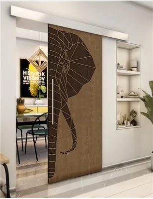 Holzschiebetür Eco-Line - Holz-Mix Model 2062