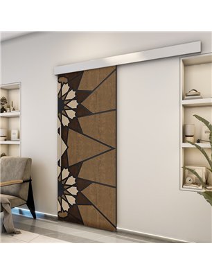 Holzschiebetür Eco-Line - Holz-Mix  Model 2069