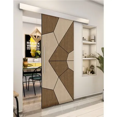 Holzschiebetür Eco-Line - Holz-Mix Model 2075