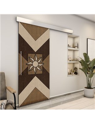 Holzschiebetür Eco-Line - Holz-Mix  Model 2082