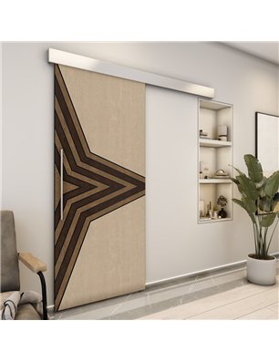 Holzschiebetür Eco-Line - Holz-Mix  Model 2083