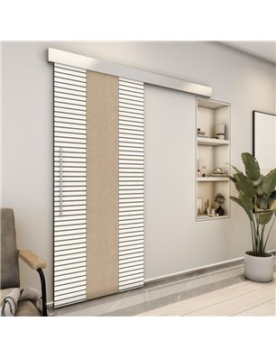 Holzschiebetür Eco-Line - Eiche und Weiss  Model 2013