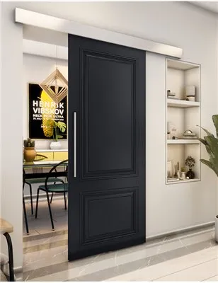 Holzschiebetür Eco-Line - Schwarz Model 2004