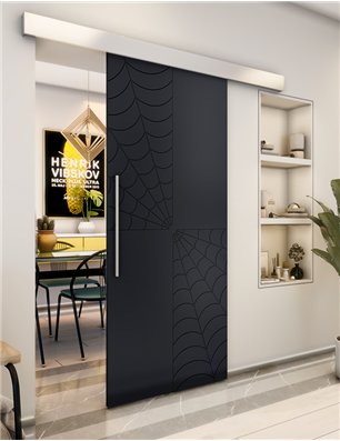 Holzschiebetür Eco-Line - Schwarz  Model 2076