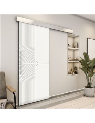 Holzschiebetür Eco-Line - Weiss  Model 2017
