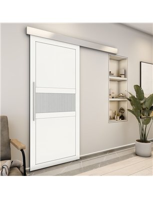 Holzschiebetür Eco-Line - Weiss  Model 2042
