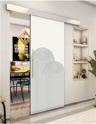 Holzschiebetür Eco-Line - Weiss  Model 2057
