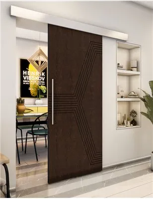 Holzschiebetür Eco-Line - Wenge Model 2079