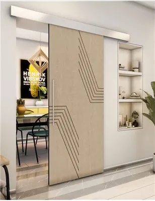 Holzschiebetür Eco-Line - Eiche Model 2060