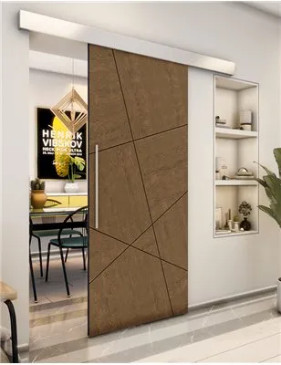 Holzschiebetür Eco-Line - Nussbaum Model 2011