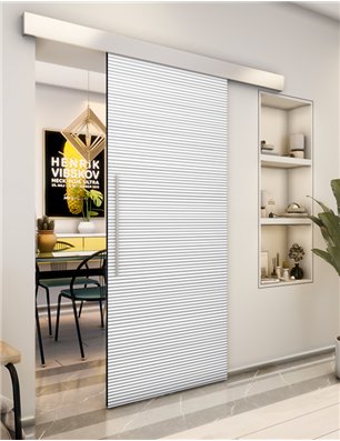 Holzschiebetür Eco-Line - Weiss 3D  Model 2015