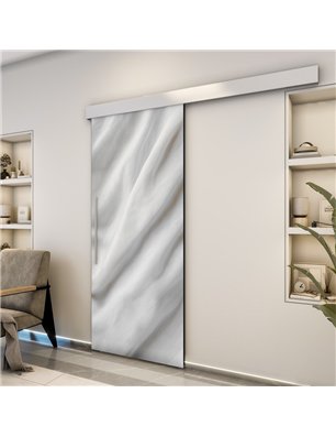 Holzschiebetür Eco-Line - Weiss 3D  Model 2027