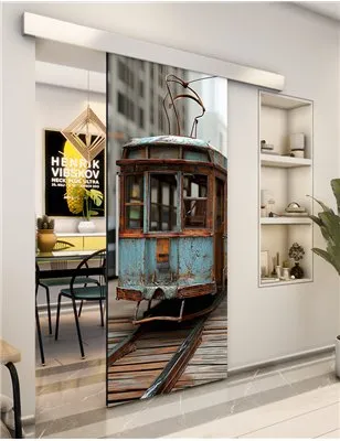 Holzschiebetür Eco-Line - Vintage Model 2034