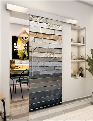 Holzschiebetür Eco-Line - Beton und Stein  Model 2017