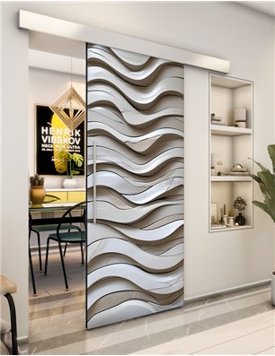 Holzschiebetür Eco-Line - Beton und Stein  Model 2019