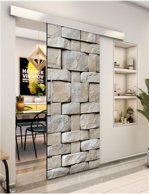 Holzschiebetür Eco-Line - Beton und Stein  Model 2022