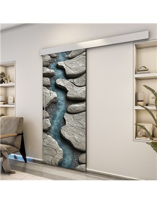 Holzschiebetür Eco-Line - Beton und Stein  Model 2023